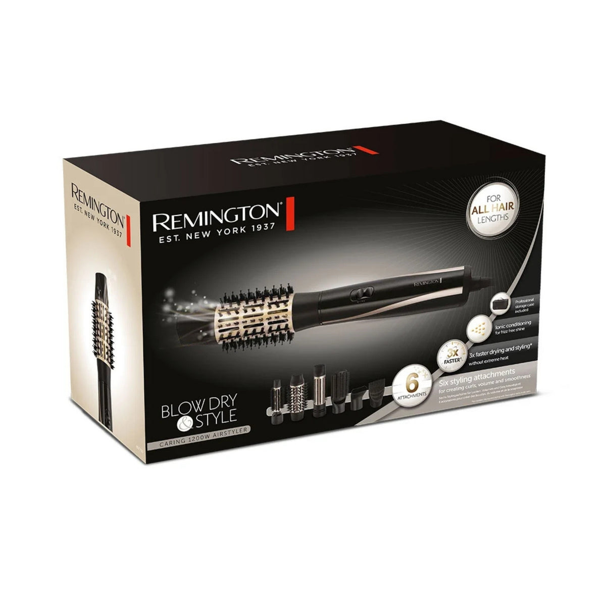 Remington Blow Dry & Style Caring Airstyler AS7700 - Hair Dryers