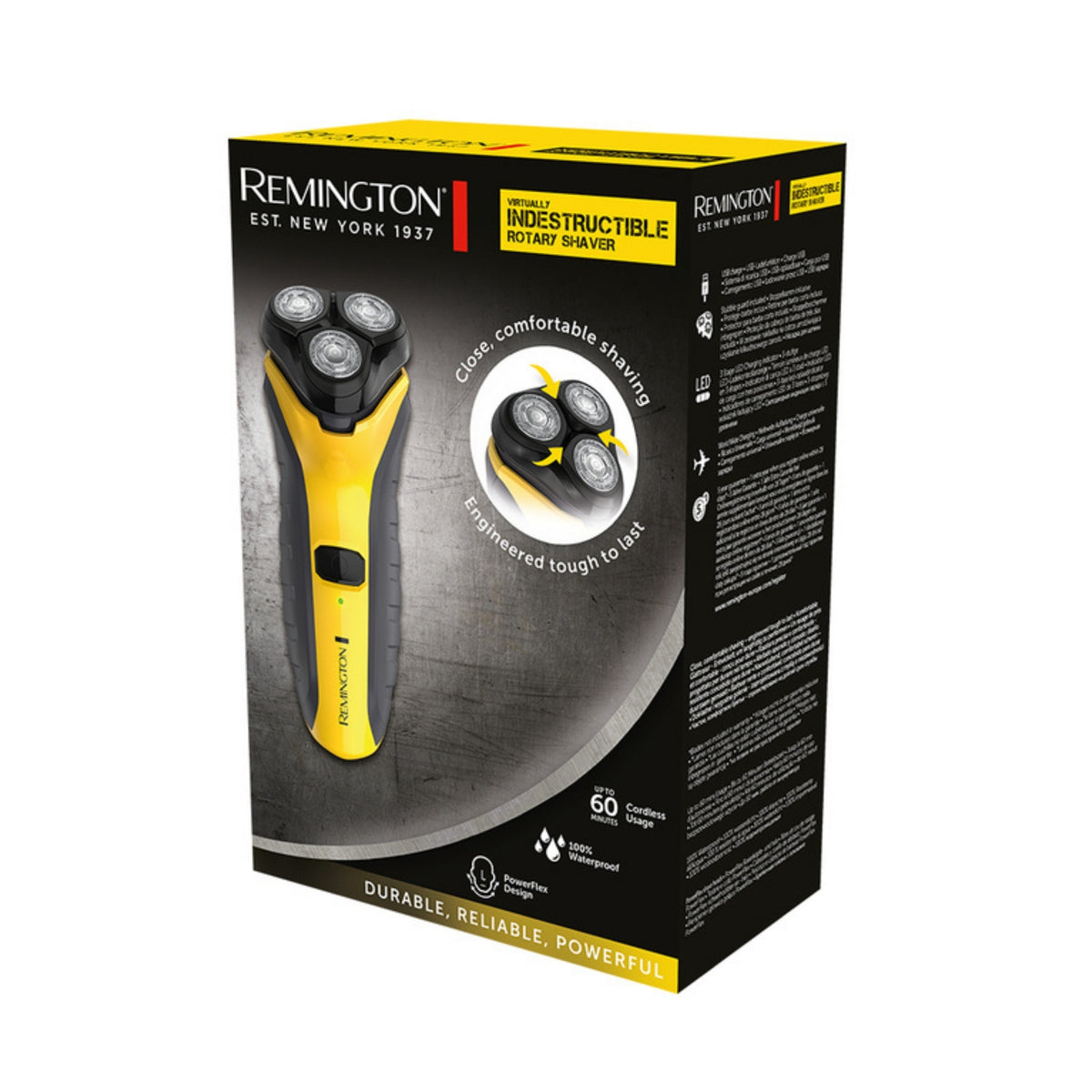 Remington PR1855 Virtually Indestructible Rotary Shaver - Electric Shavers, Trimmers & Clippers