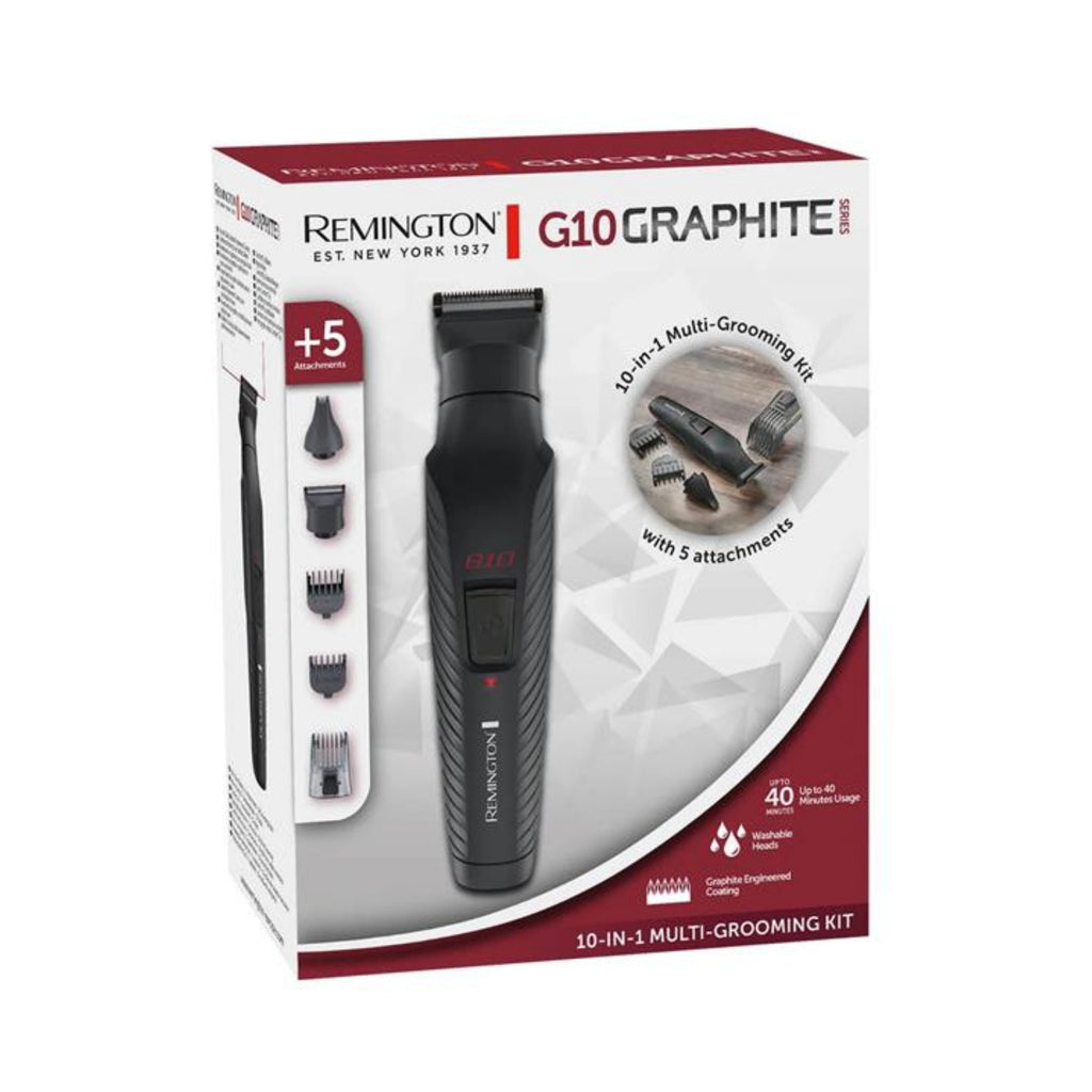 Remington G10 Graphite Series 10-in-1 Multi-Grooming Kit Model PG2100 - Electric Shavers, Trimmers & Clippers