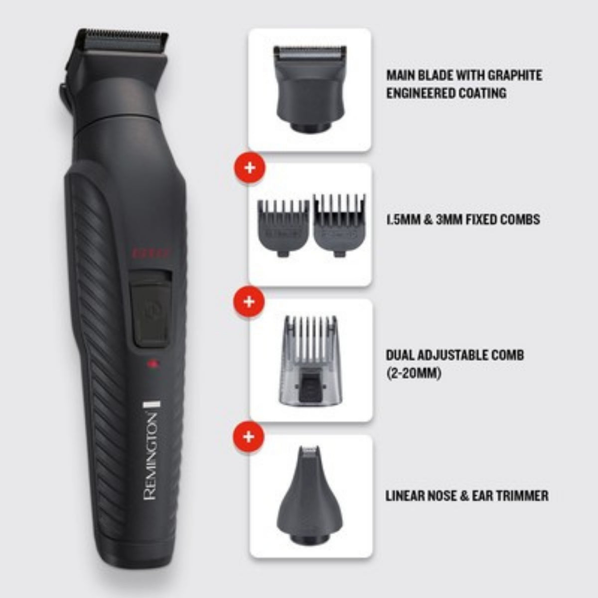 Remington G10 Graphite Series 10-in-1 Multi-Grooming Kit Model PG2100 - Electric Shavers, Trimmers & Clippers