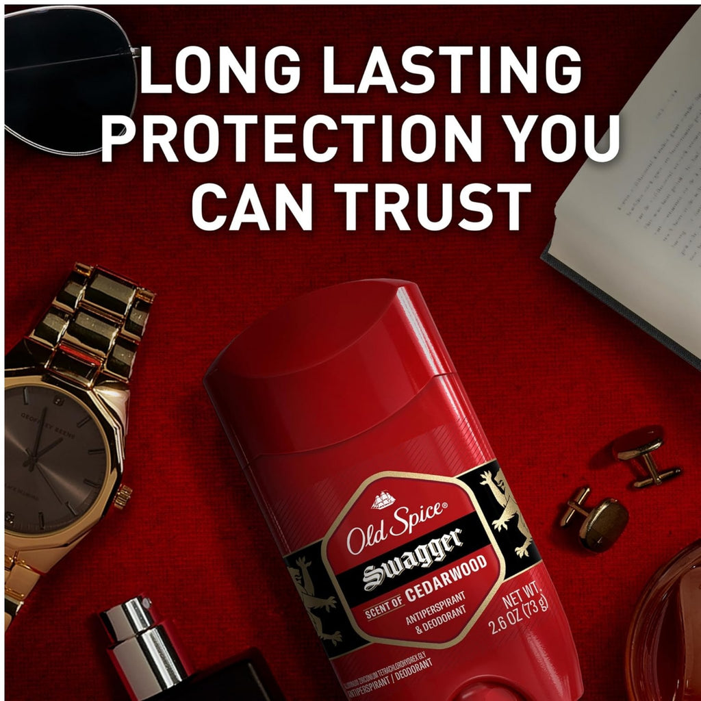 Old Spice Red Collection Swagger Scent Invisible Solid Antiperspirant and Deodorant for Men - Deodorants & Antiperspirants