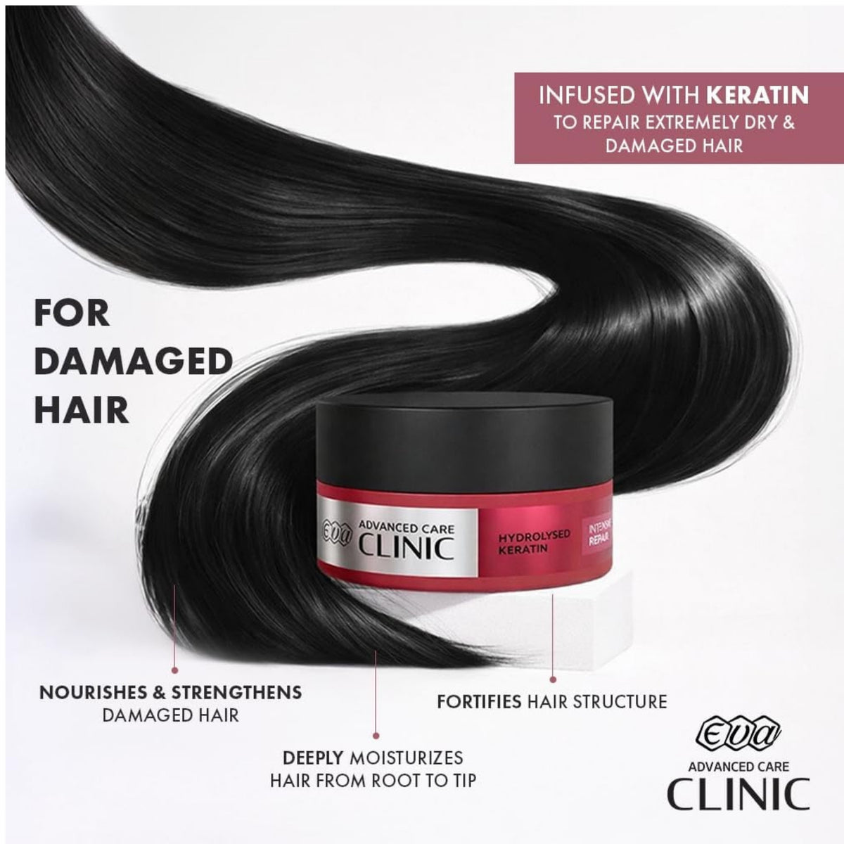 Eva Hair Clinic Keratin Hair Mask - Hair Mask