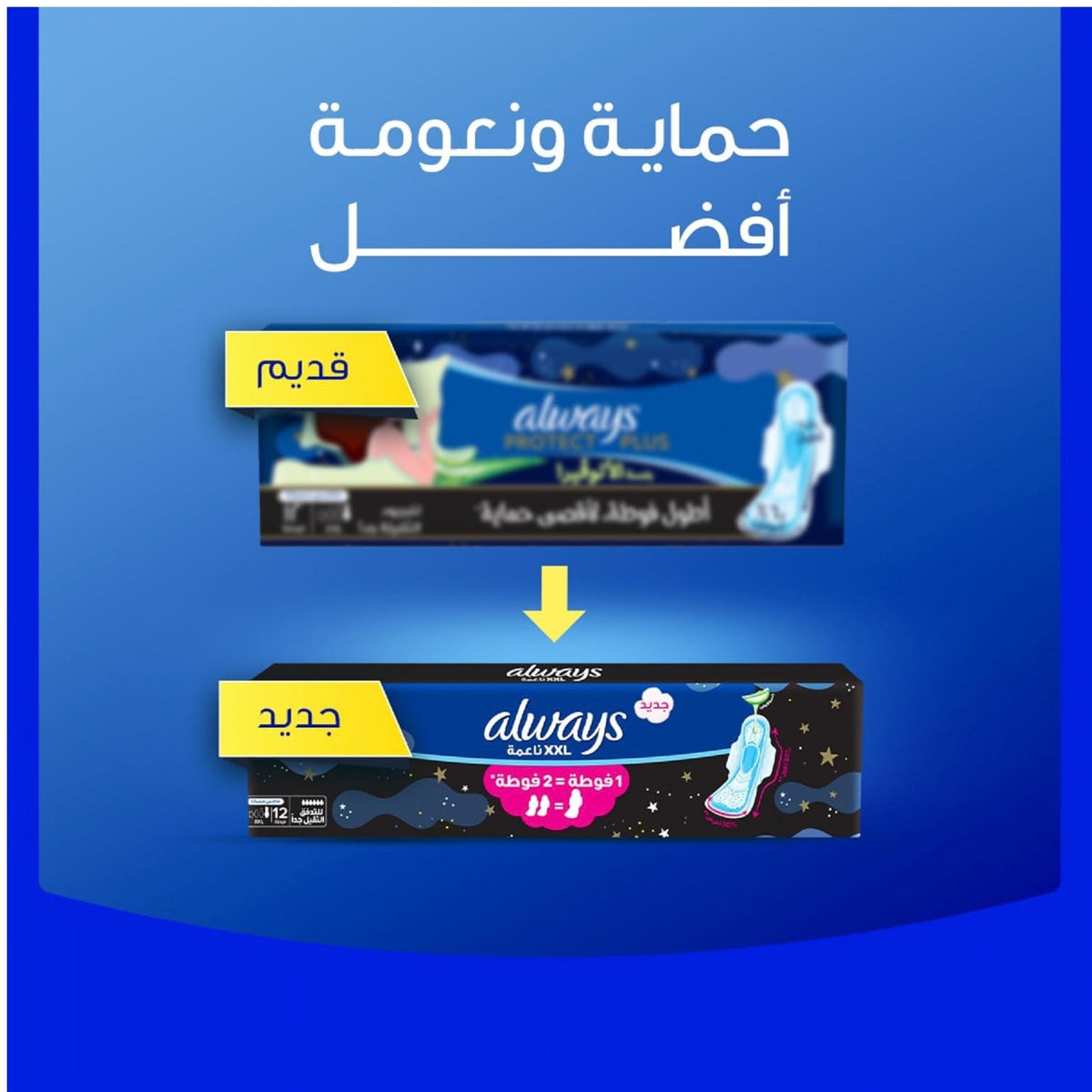 Always Protect Plus Extra Long Sanitary Pads - Sanitary Pads