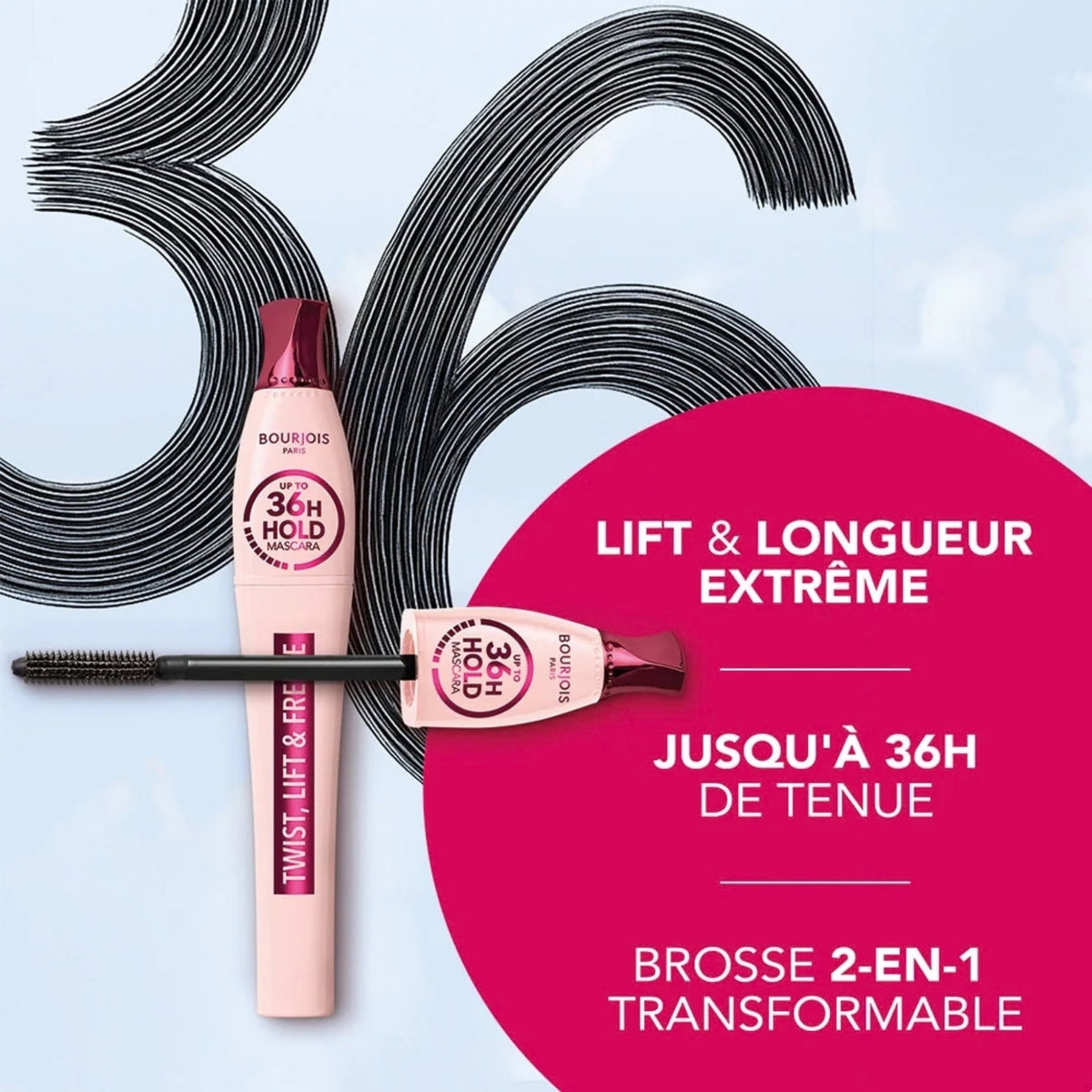 Bourjois Twist-Up Mascara The Volume Twist Lift And Freeze - Mascara