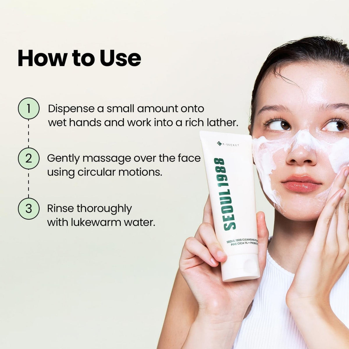 K-Secret SEOUL 1988 Cleansing Oil: Pine Cica 1% + Probiotics - Cleansing Oil