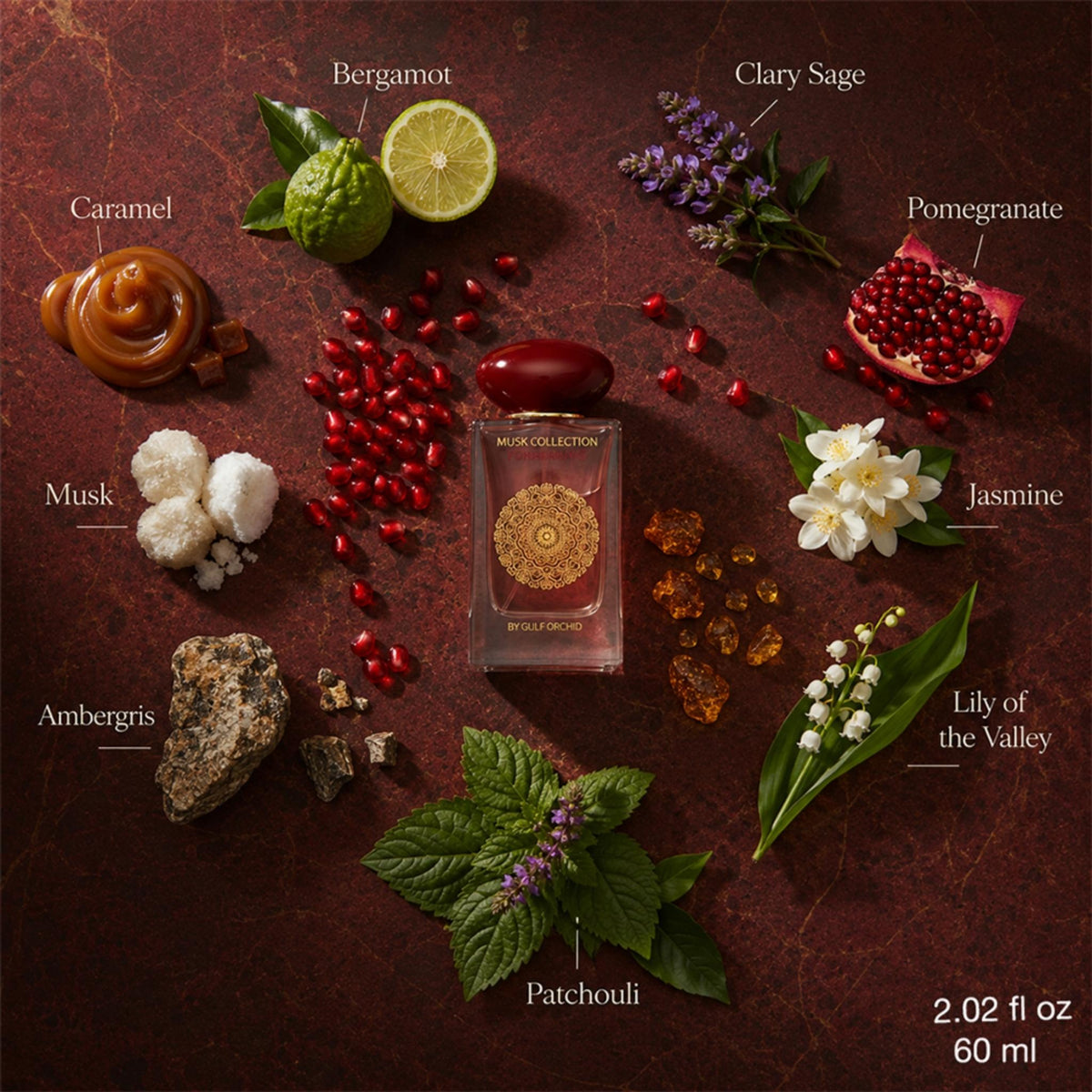 Gulf Orchid Musk Collection Pomegranate - Eau de Parfum