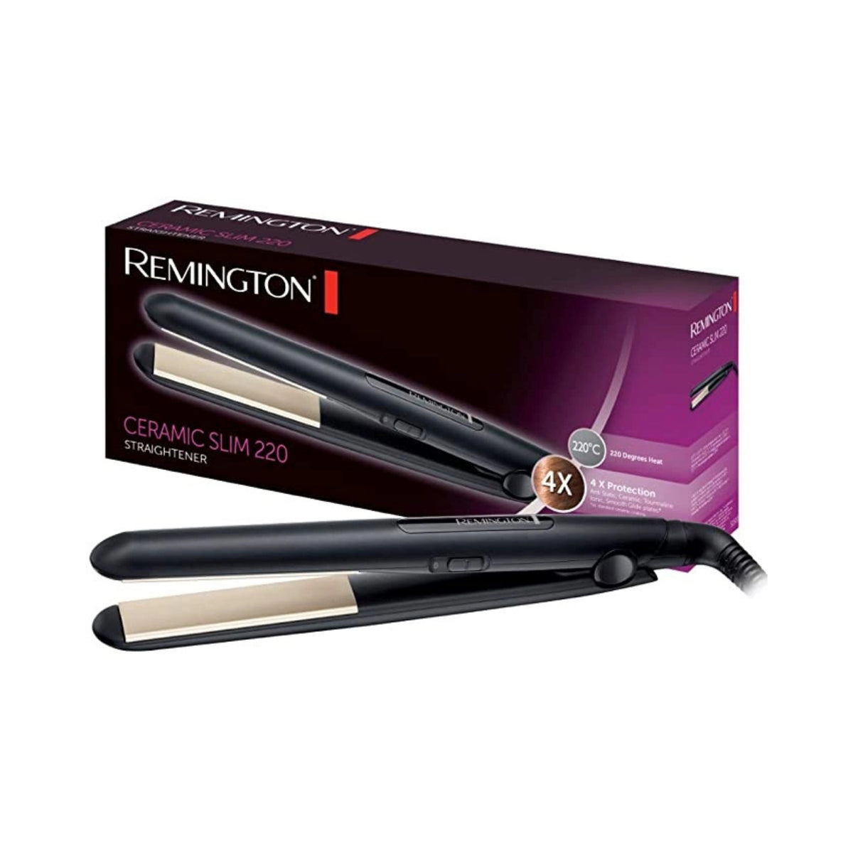 Remington S1510 Ceramic Slim 220 Hair Straightener - Straighteners & Curlers