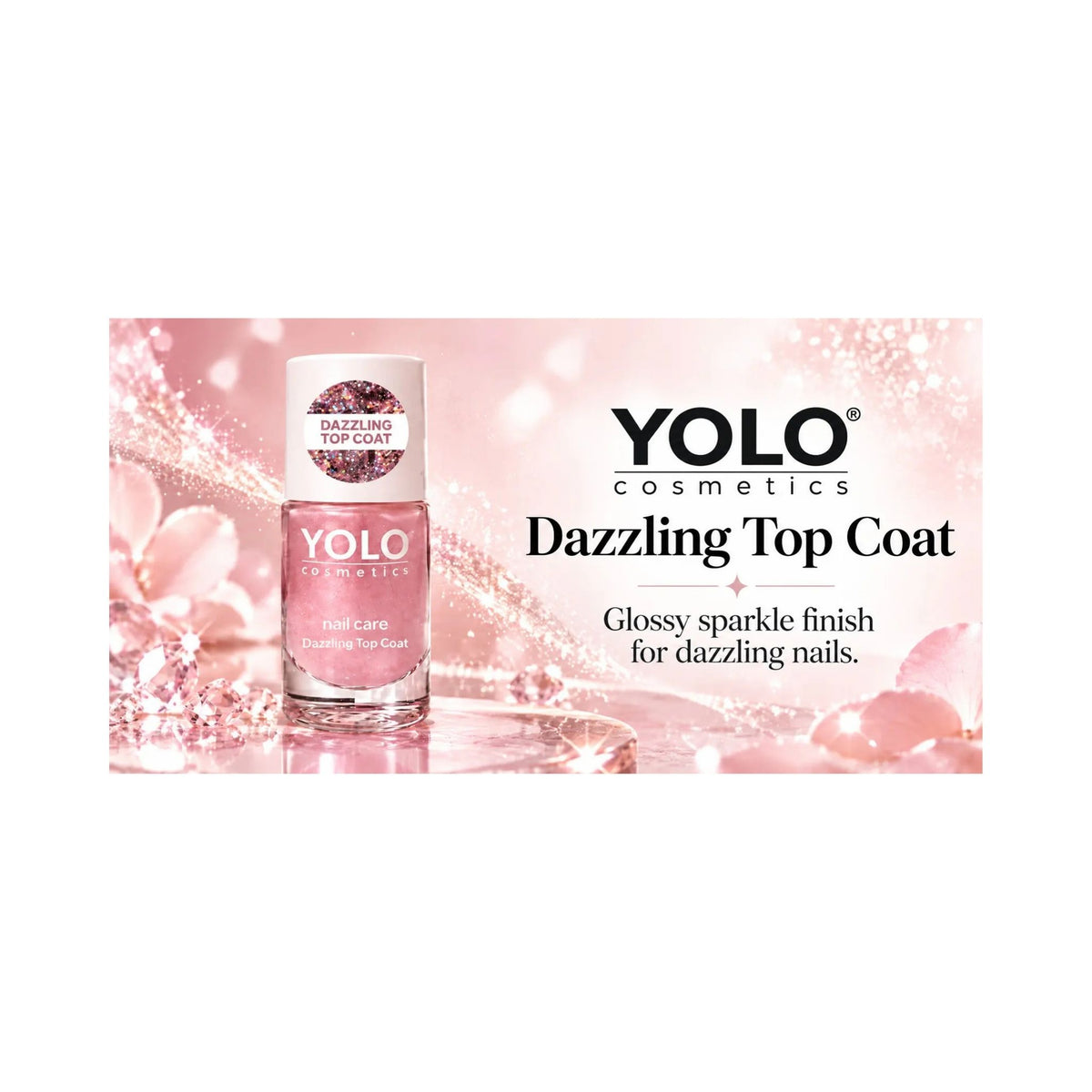 Yolo Dazzling Top Coat - Nail Care