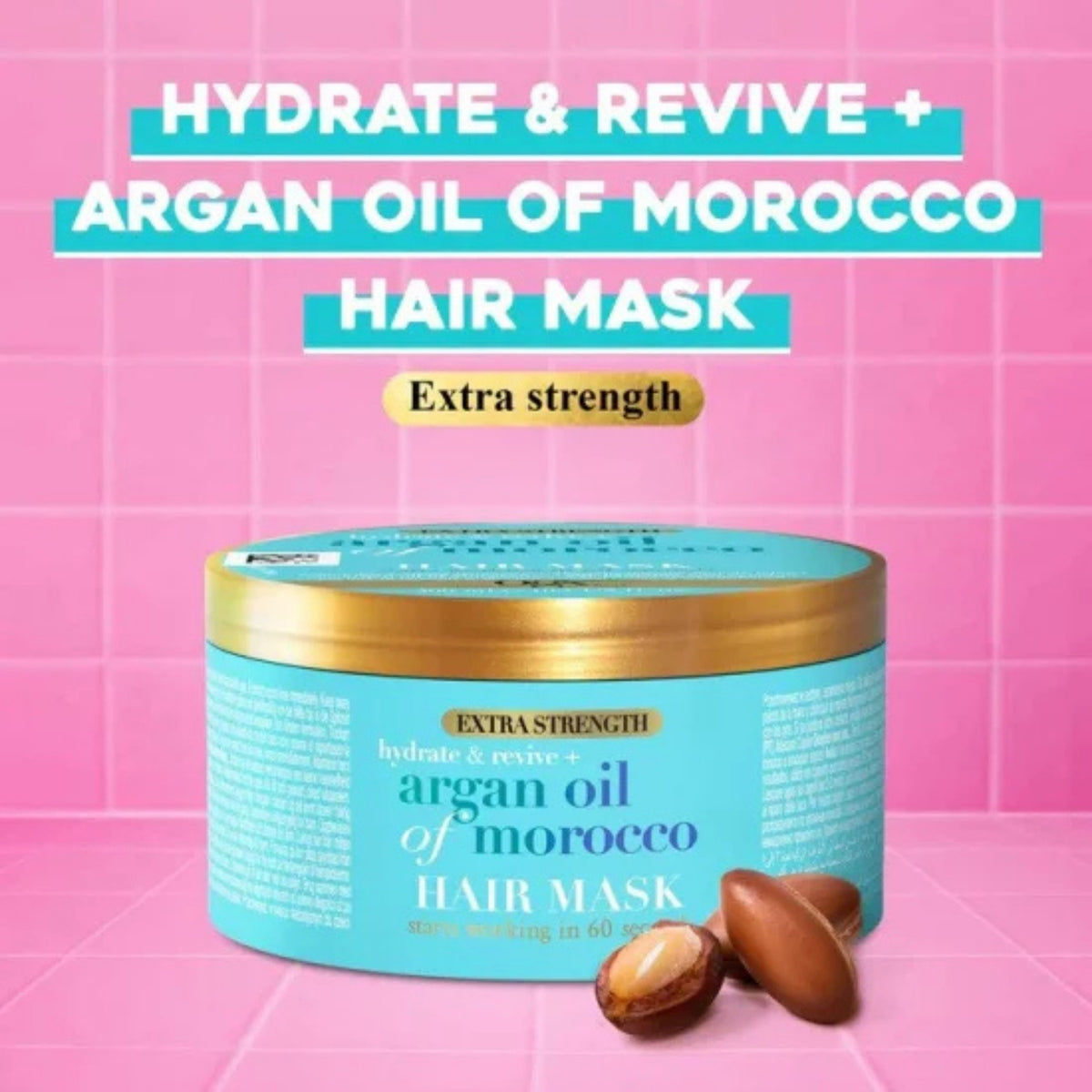 Ogx Extra Strength Hydrate & Revive + Argan Oil of Morocco Hair Mask - Hair Masks