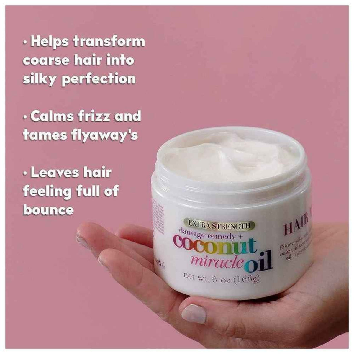 Ogx Extra Strength Damage Remedy + Coconut Miracle Oil Hair Mask - Hair Masks
