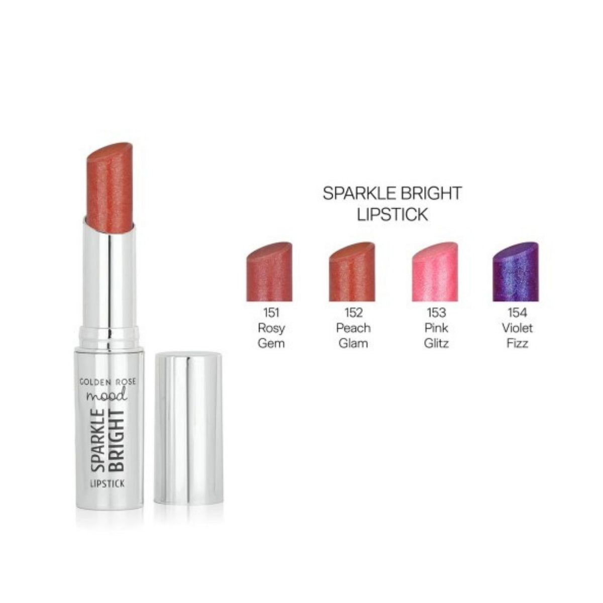 Golden Rose Mood Sparkle Lipstick - Lipstick