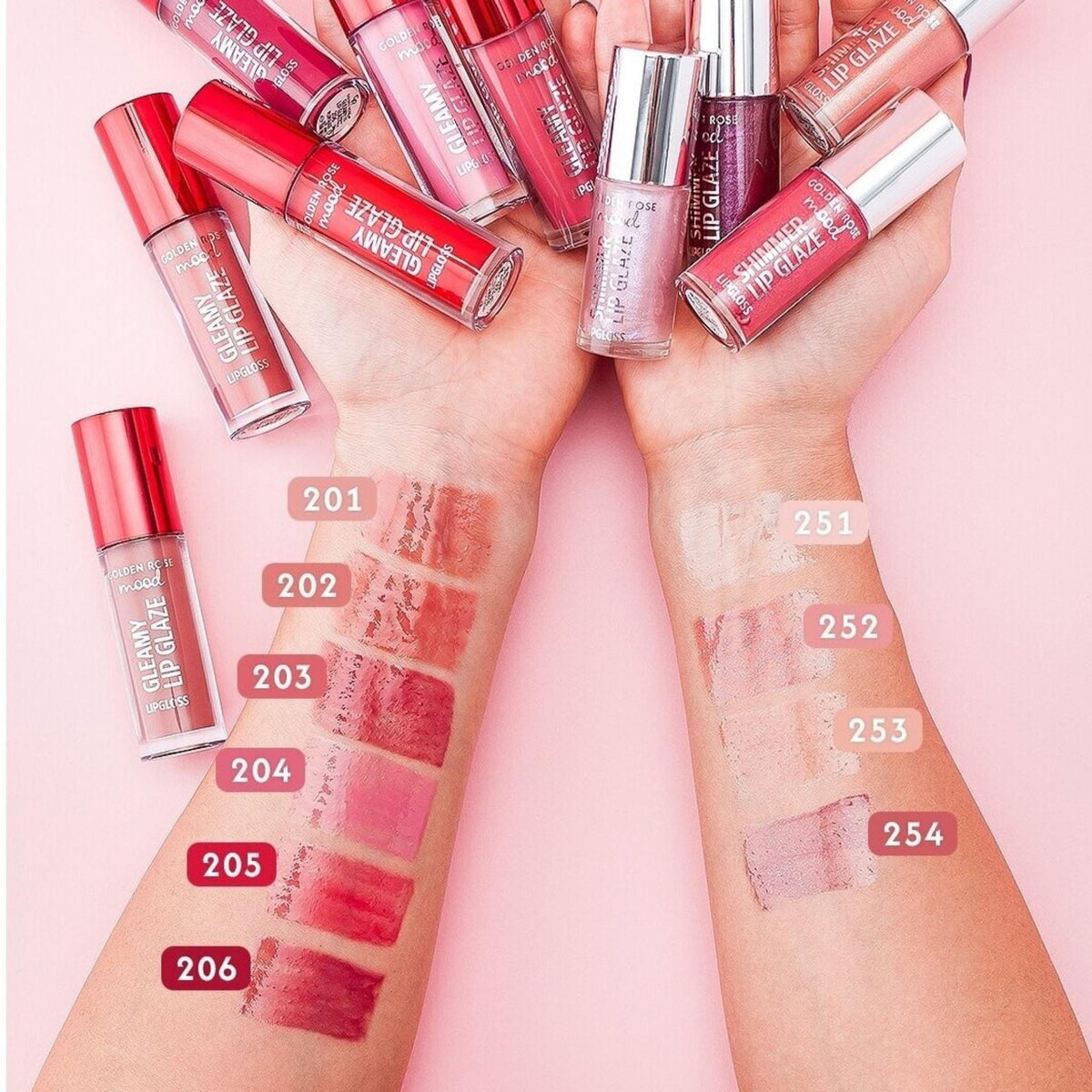 Golden Rose Mood Shimmer Lip Gloss - Lip Gloss