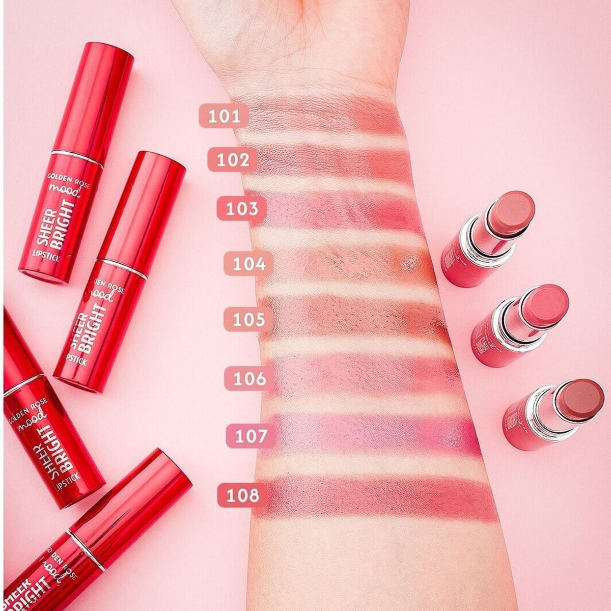 Golden Rose Mood Sheer Lipstick - Lipstick