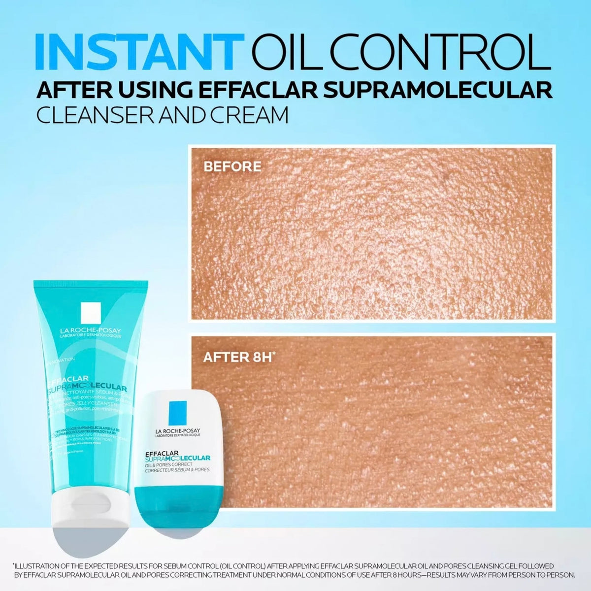 La Roche Posay Effaclar Supramolecular Oil and Pores Jelly Cleanser - Face Wash