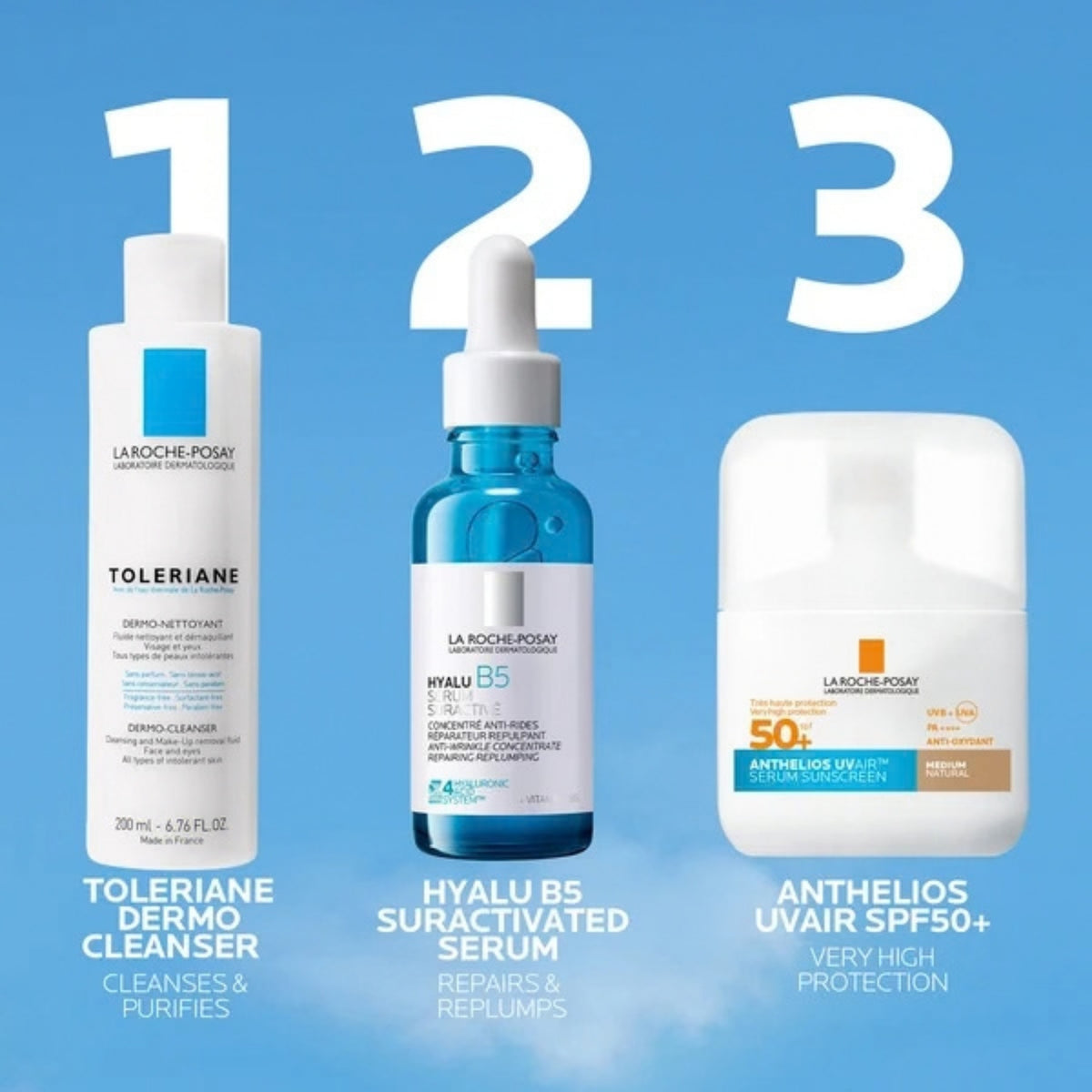 La Roche-Posay Anthelios UVAir Serum Sunscreen SPF50+ Medium Tint - Face Sunscreen