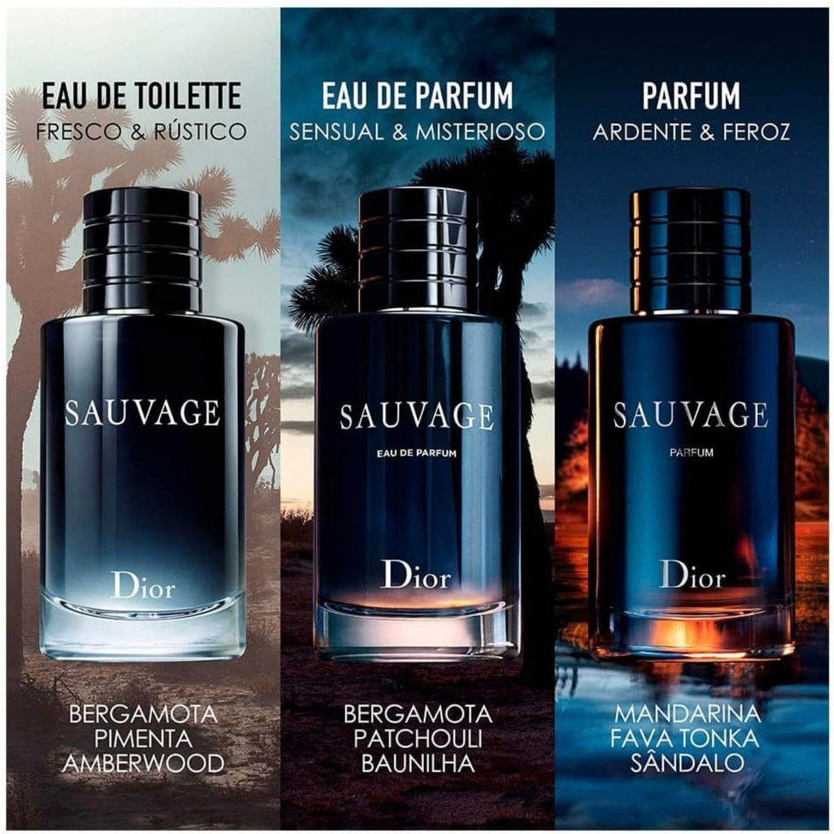 Dior Sauvage Gift Set for Men - Eau de Parfum 100ml + 10ml Travel Spray