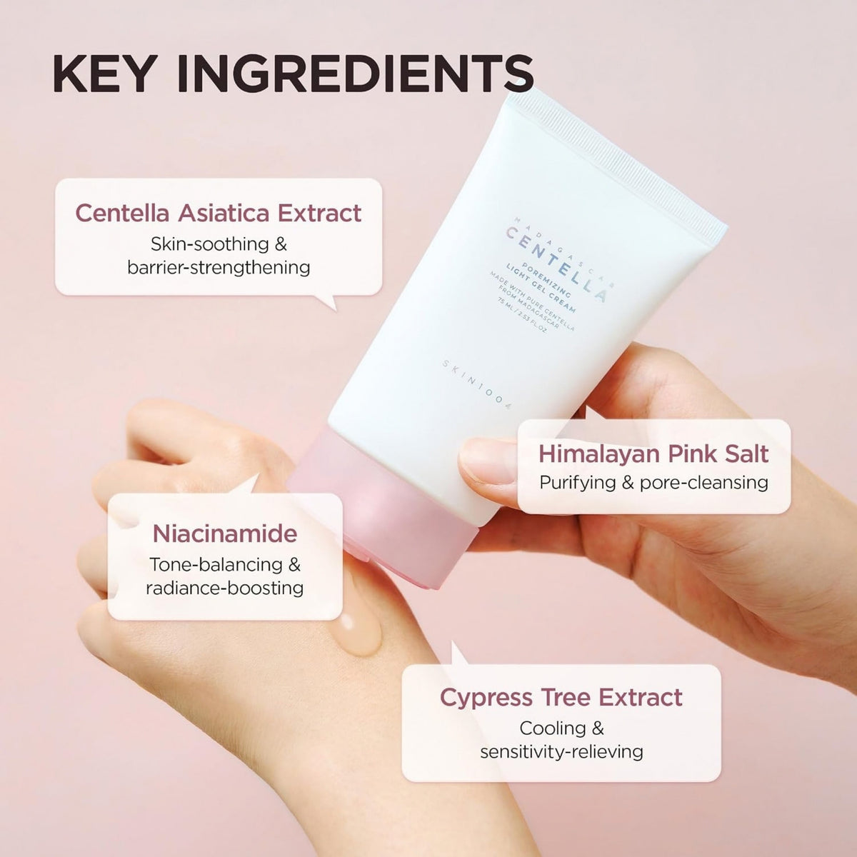 SKIN1004 Madagascar Centella Poremizing Light Gel Cream - Moisturizer