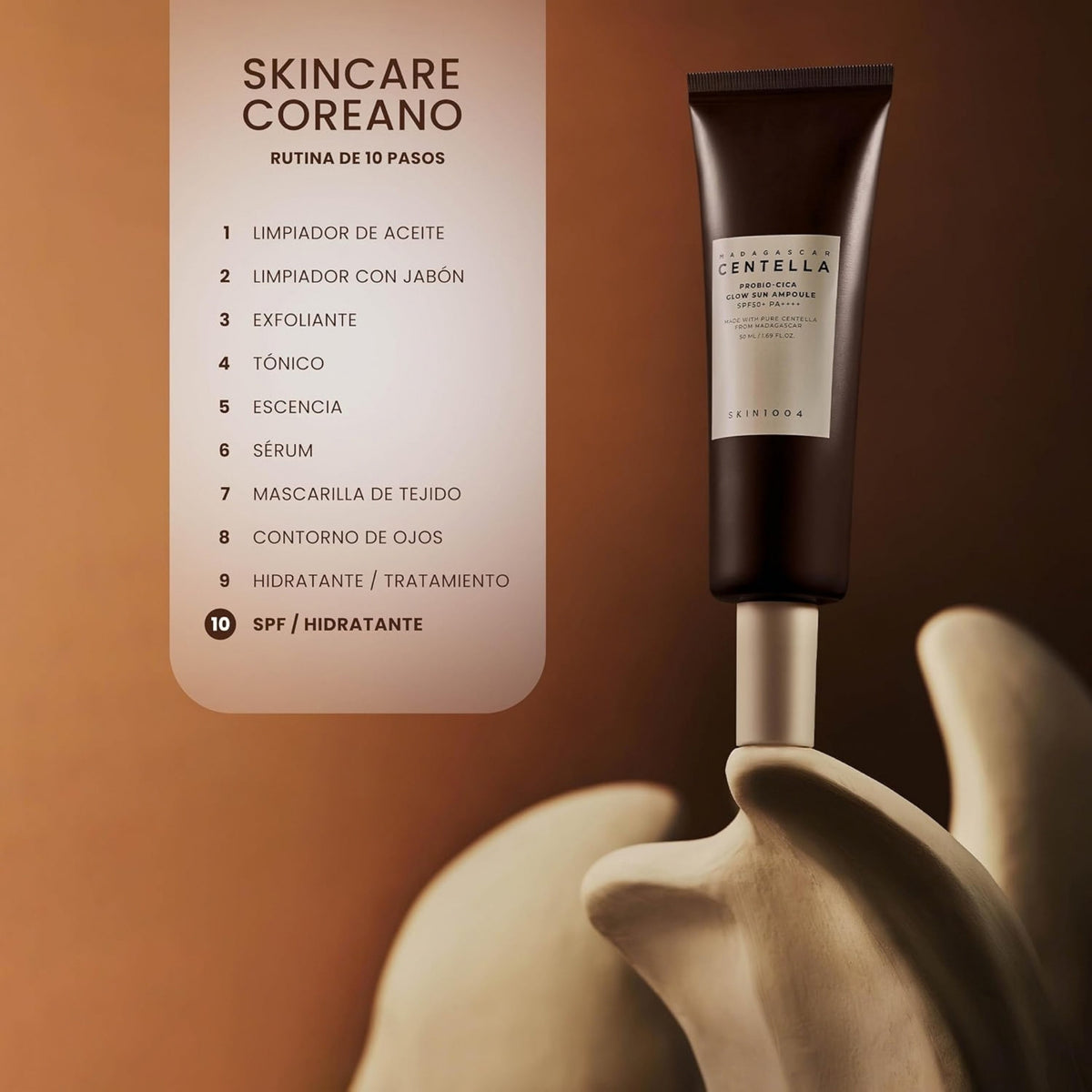 SKIN1004 Madagascar Centella Probio-Cica Glow Sun Ampoule - Sunscreen
