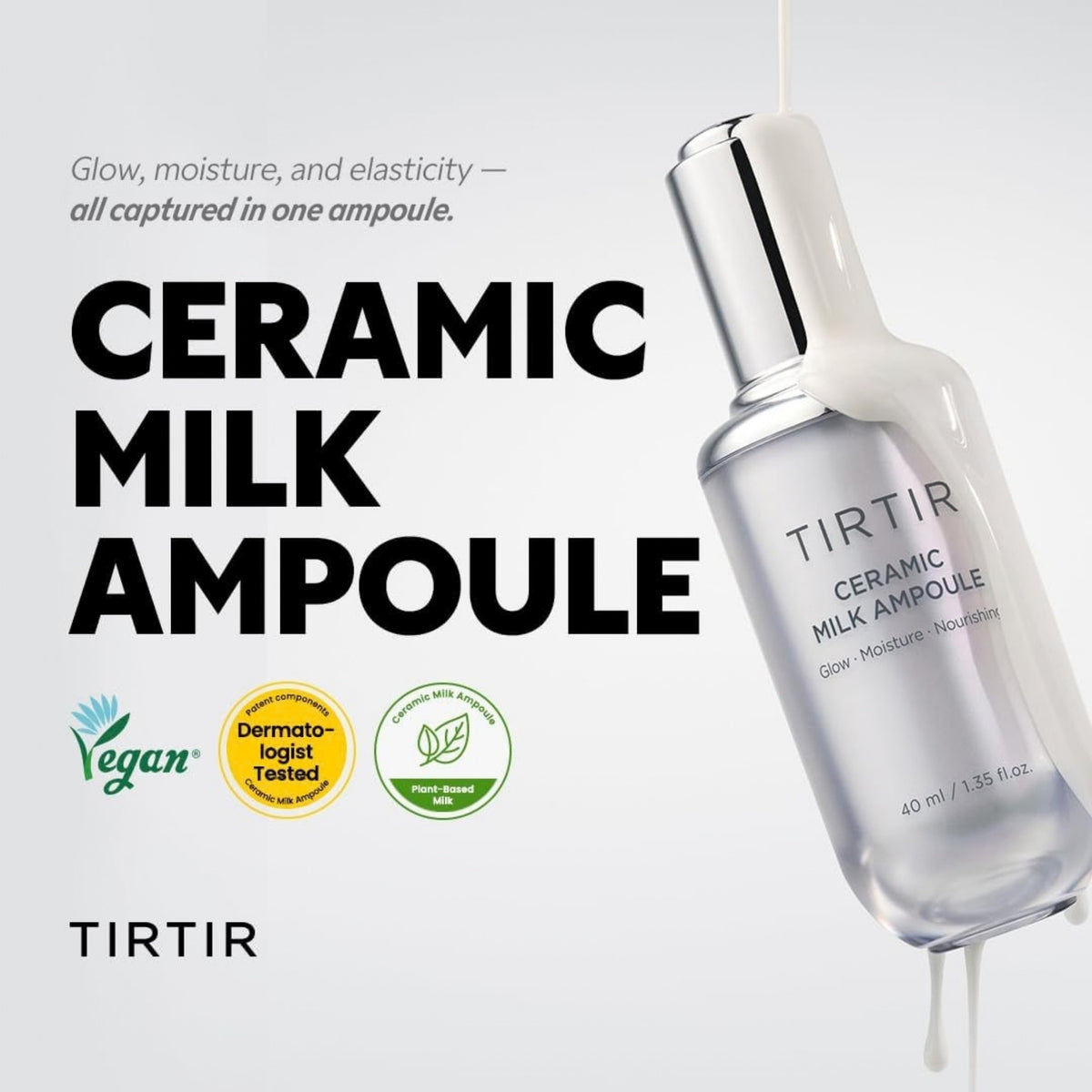 TIRTIR Ceramic Milk Ampoule - Serums