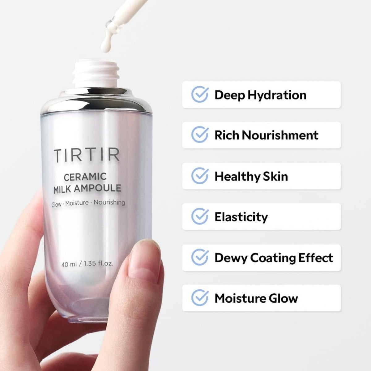 TIRTIR Ceramic Milk Ampoule - Serums