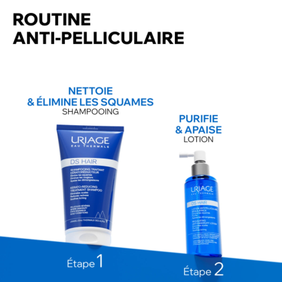 Uriage DS HAIR Regulating Anti-Dandruff Lotion - Scalp Treatments & Scalp Serums