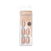 Kiss imPRESS Color Press-On Nails Manicure Latte Shade - Nail Tools & Accessories