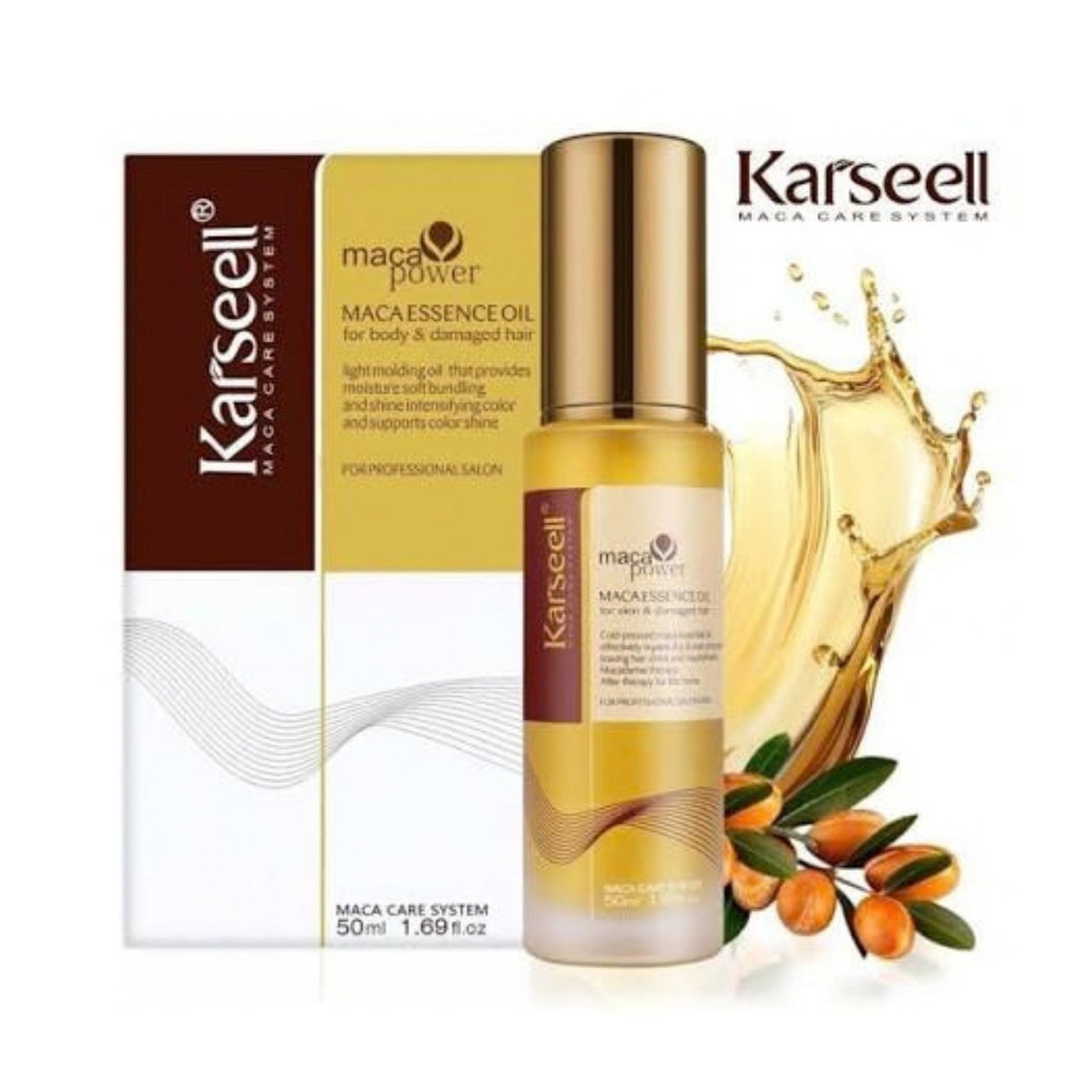 Karseell Maca Power Essence Oil - Hair Oils & Serums