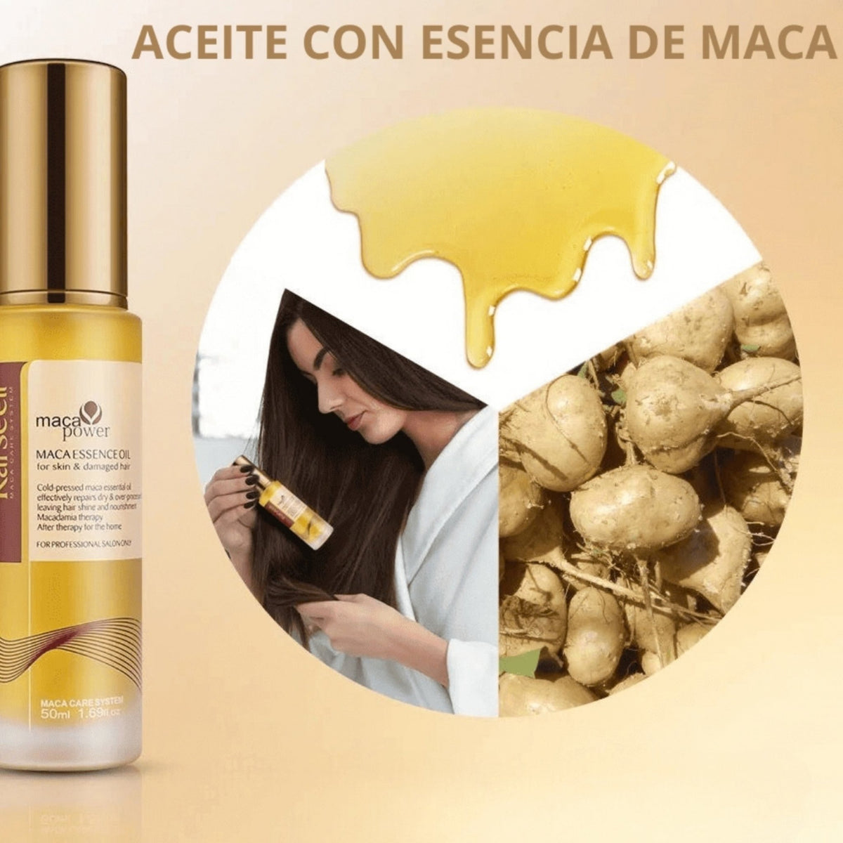 Karseell Maca Power Essence Oil - Hair Oils & Serums