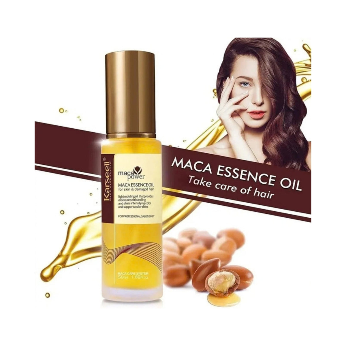 Karseell Maca Power Essence Oil - Hair Oils & Serums