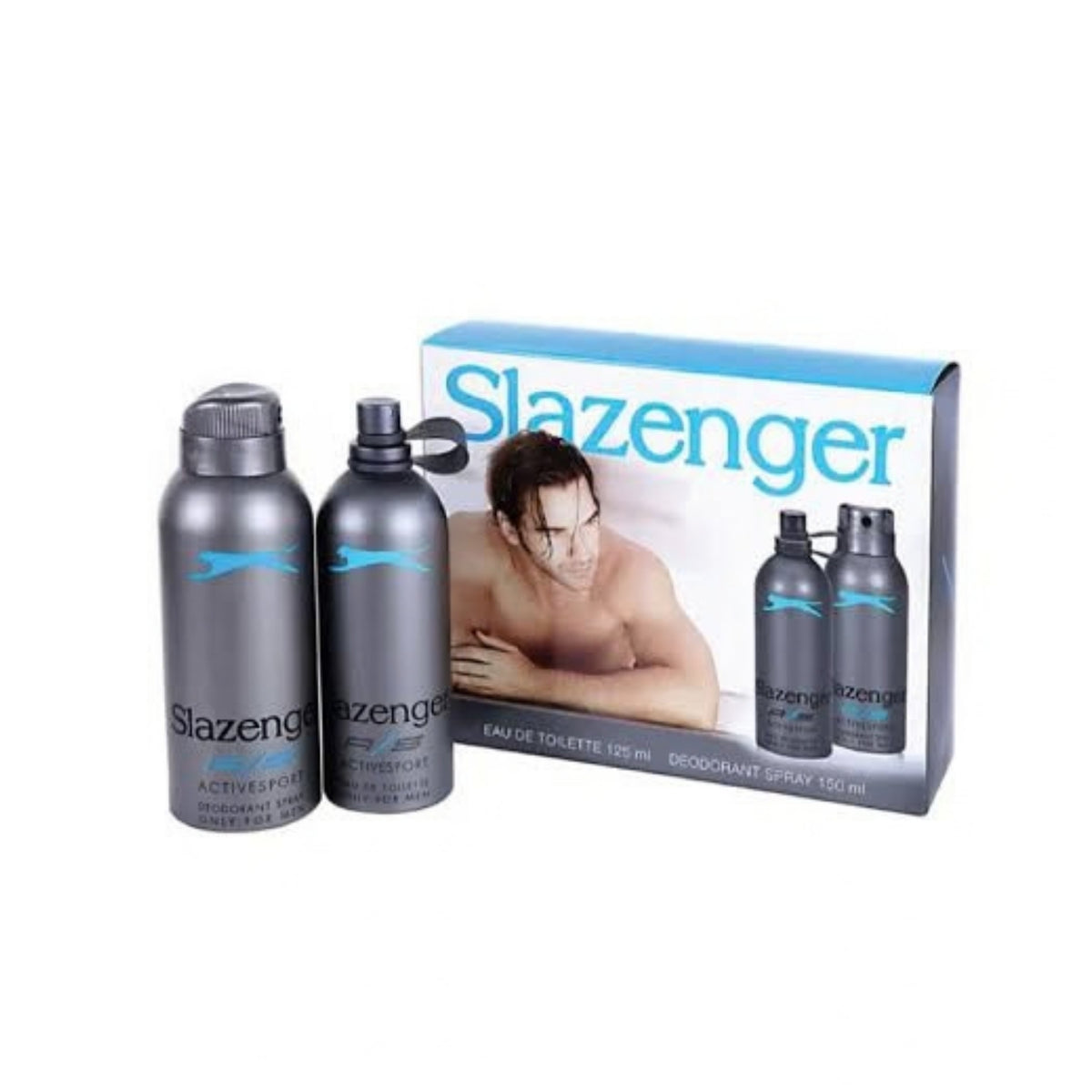 Slazenger Active Sport Blue Gift Set - Eau de Toilette 125ml + Deodorant Spray 150ml