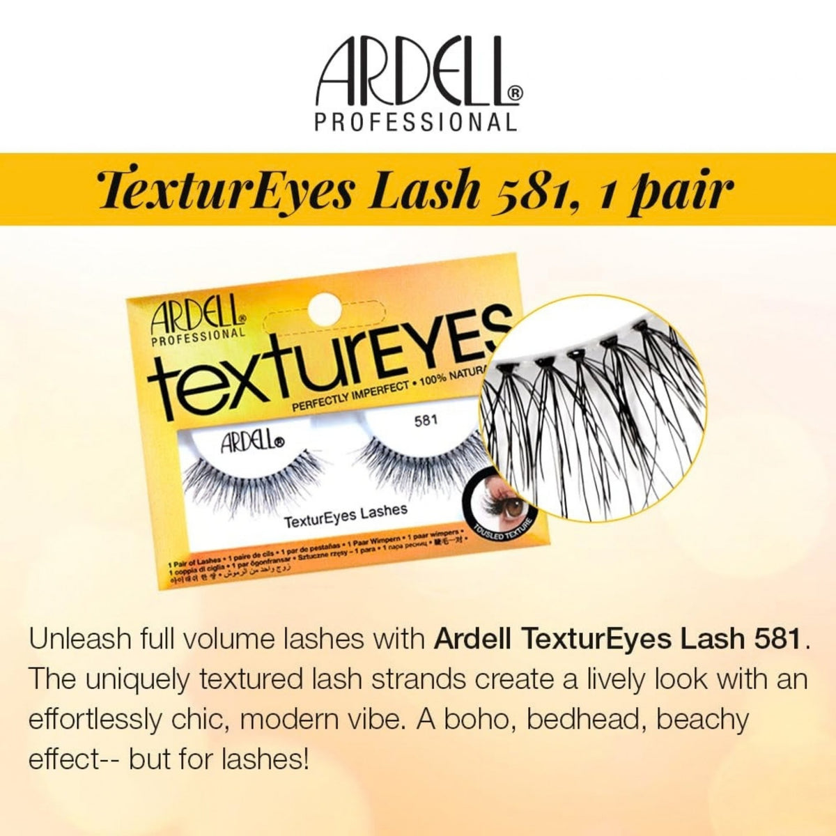 Ardell TexturEyes 581 False Lashes - False Lashes & Glue