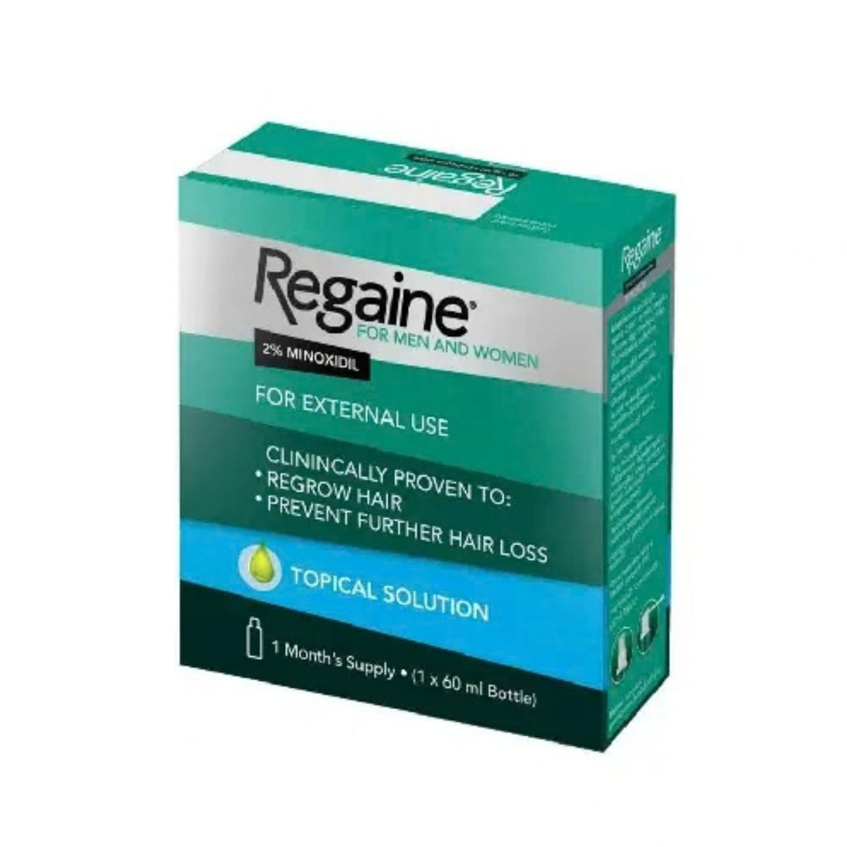 Regaine 2% Minoxidil Topical Solution For Women & Men - Hair Loss, Regrowth & Thickening