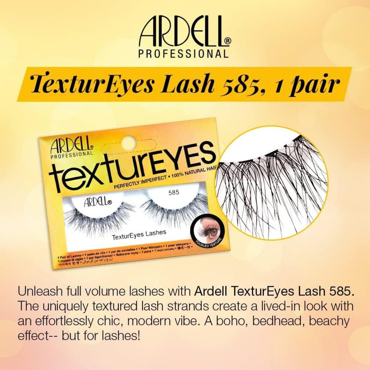 Ardell TexturEyes 585 False Lashes - False Lashes & Glue