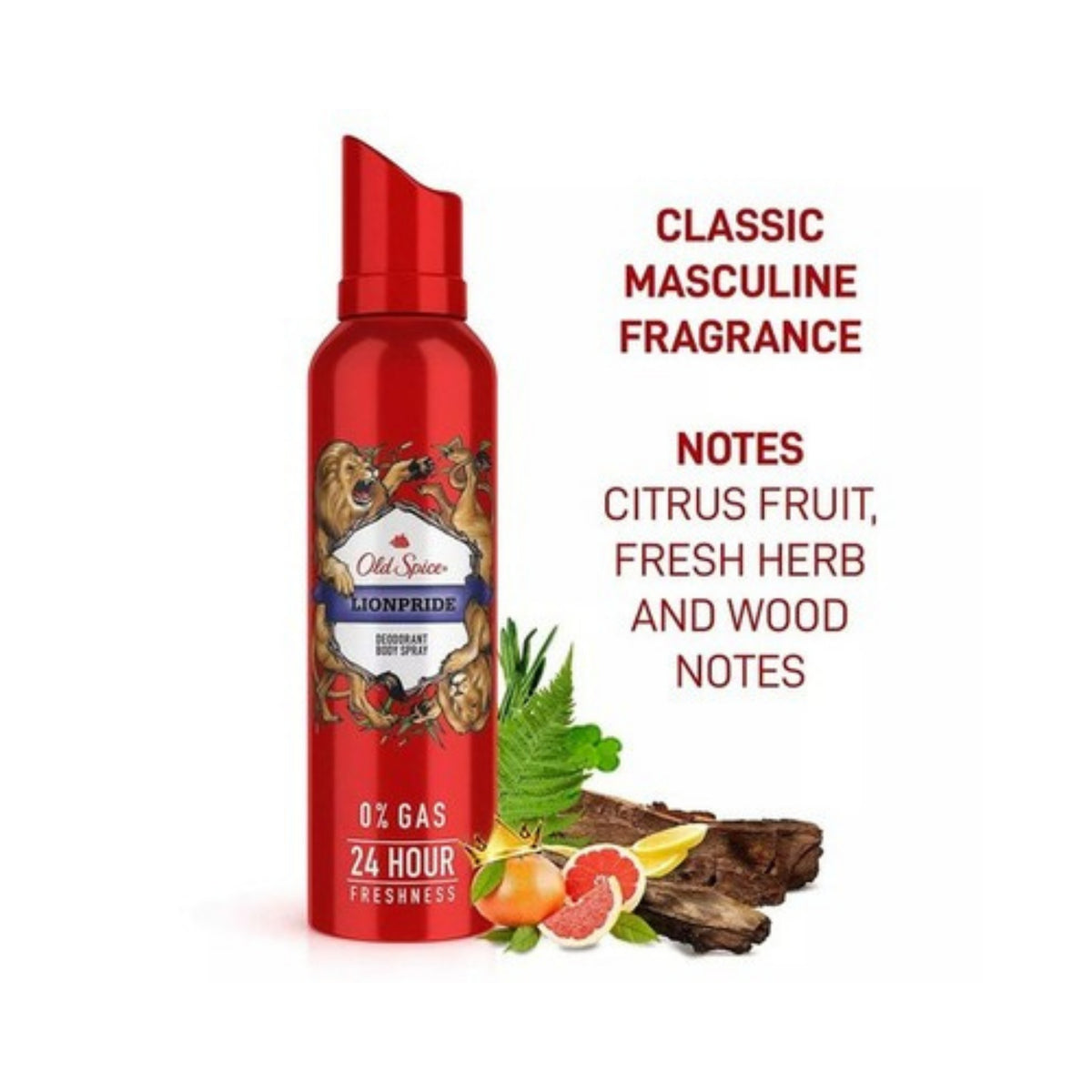 Old Spice Lionpride Deodorant Body Spray for Men - Deodorants