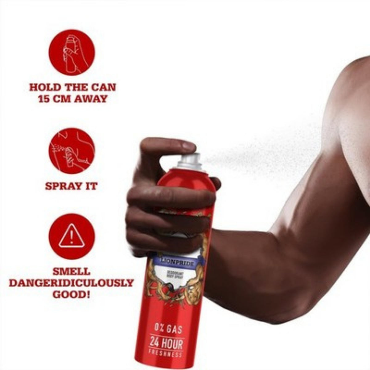 Old Spice Lionpride Deodorant Body Spray for Men - Deodorants