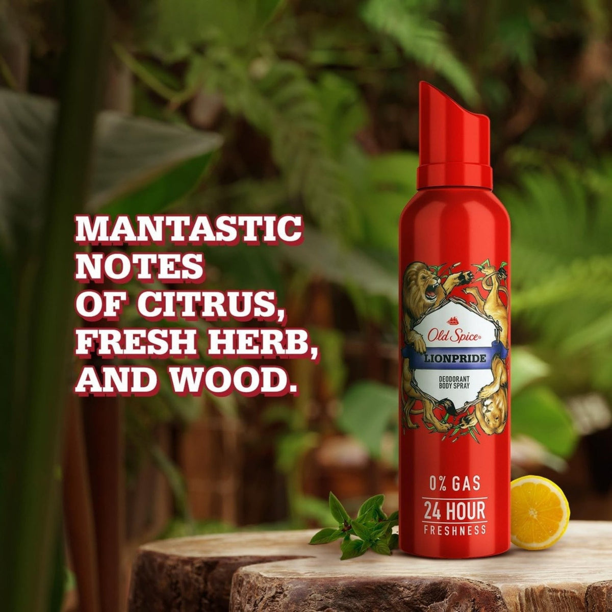 Old Spice Lionpride Deodorant Body Spray for Men - Deodorants