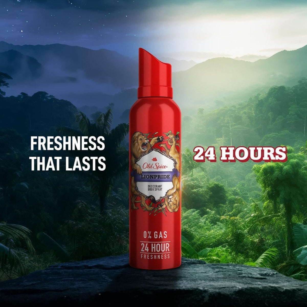 Old Spice Lionpride Deodorant Body Spray for Men - Deodorants