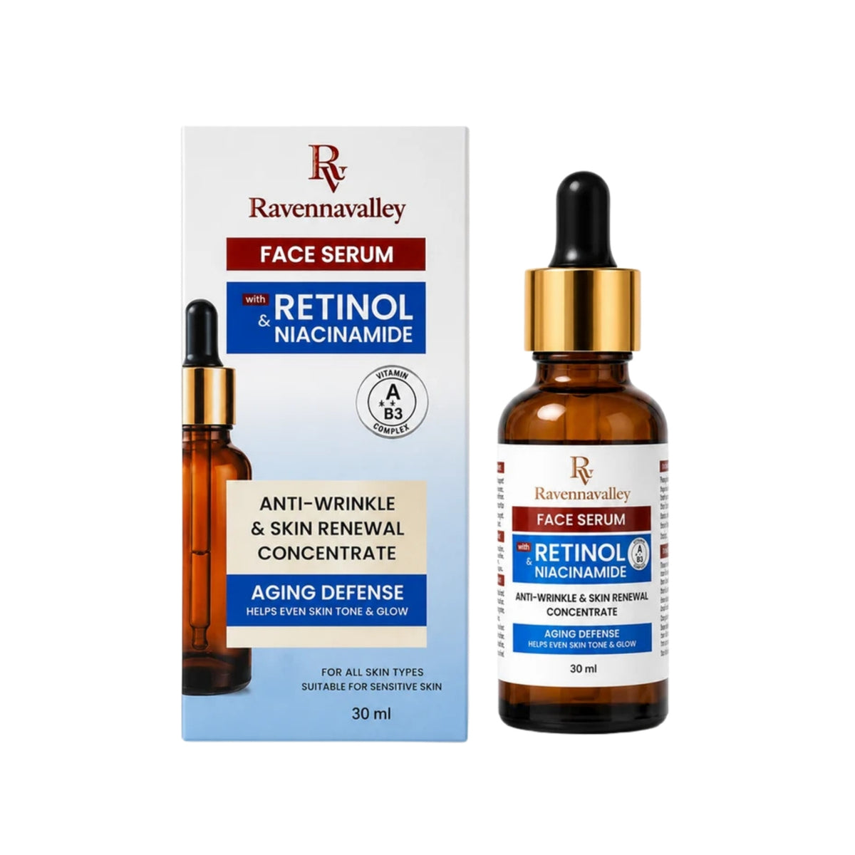 Ravenna Valley Face Serum Retinol & Niacinamide - Serums