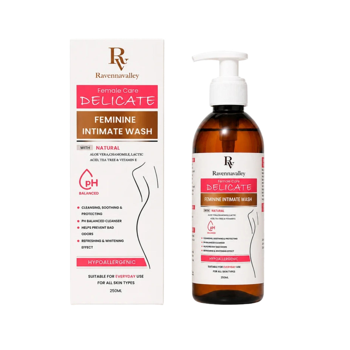 Ravenna Valley Female Cleanser Delicate - Intimate Care & Hygiene