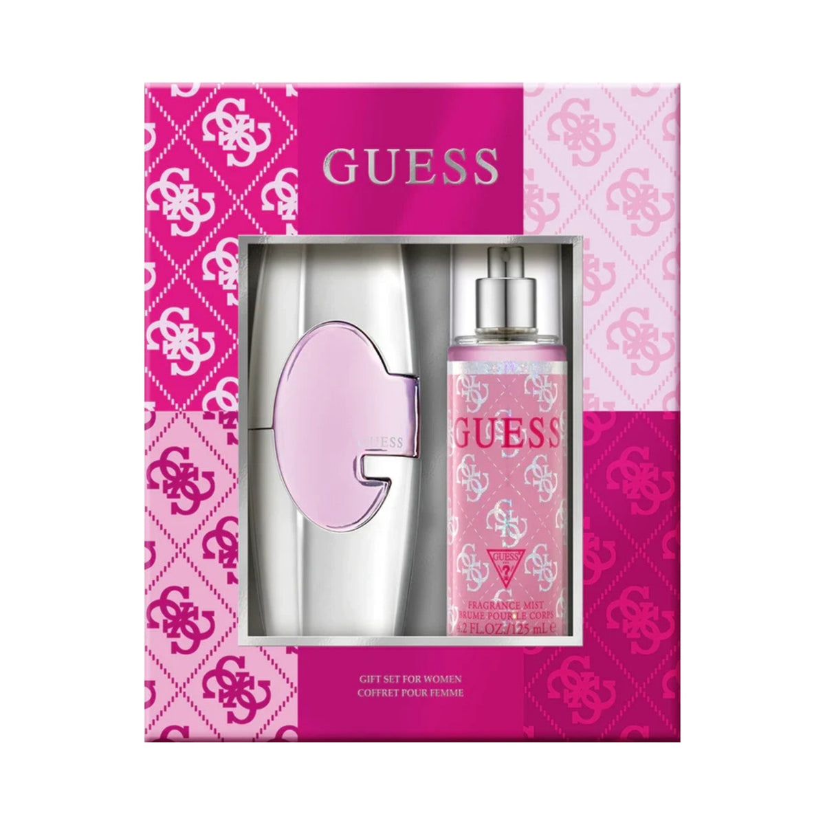 Guess Pink for Women Gift Set - Eau de Parfum 75ml + Body Mist 125ml