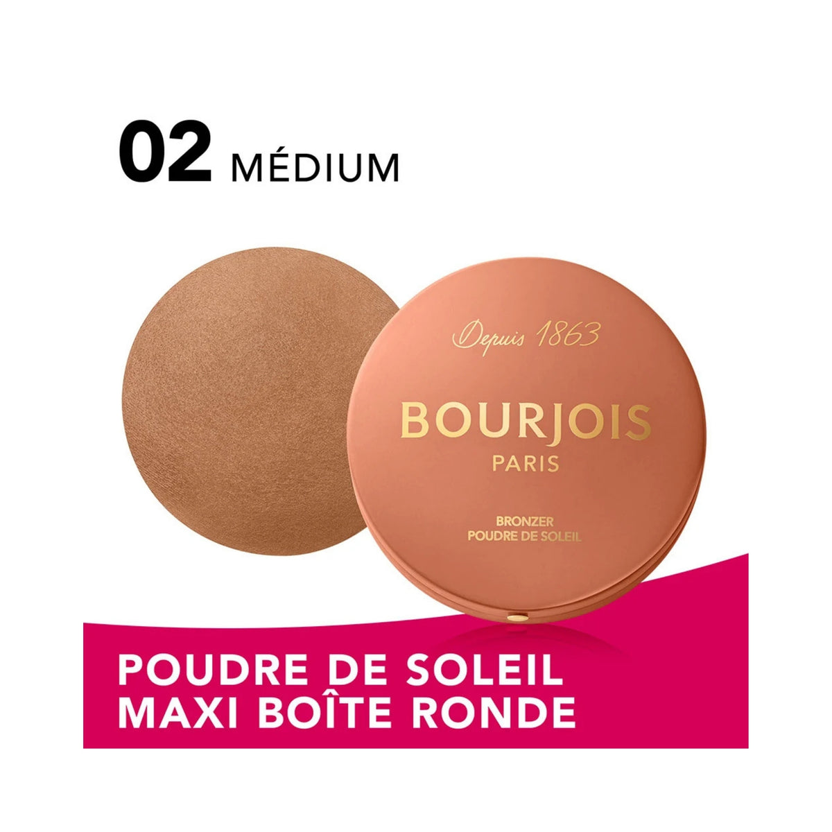 Bourjois Maxi Round Pot Bronzer - Blushes & Bronzers