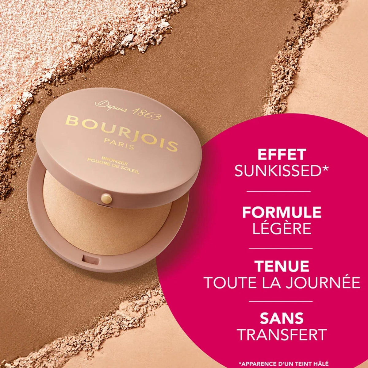 Bourjois Maxi Round Pot Bronzer - Blushes & Bronzers