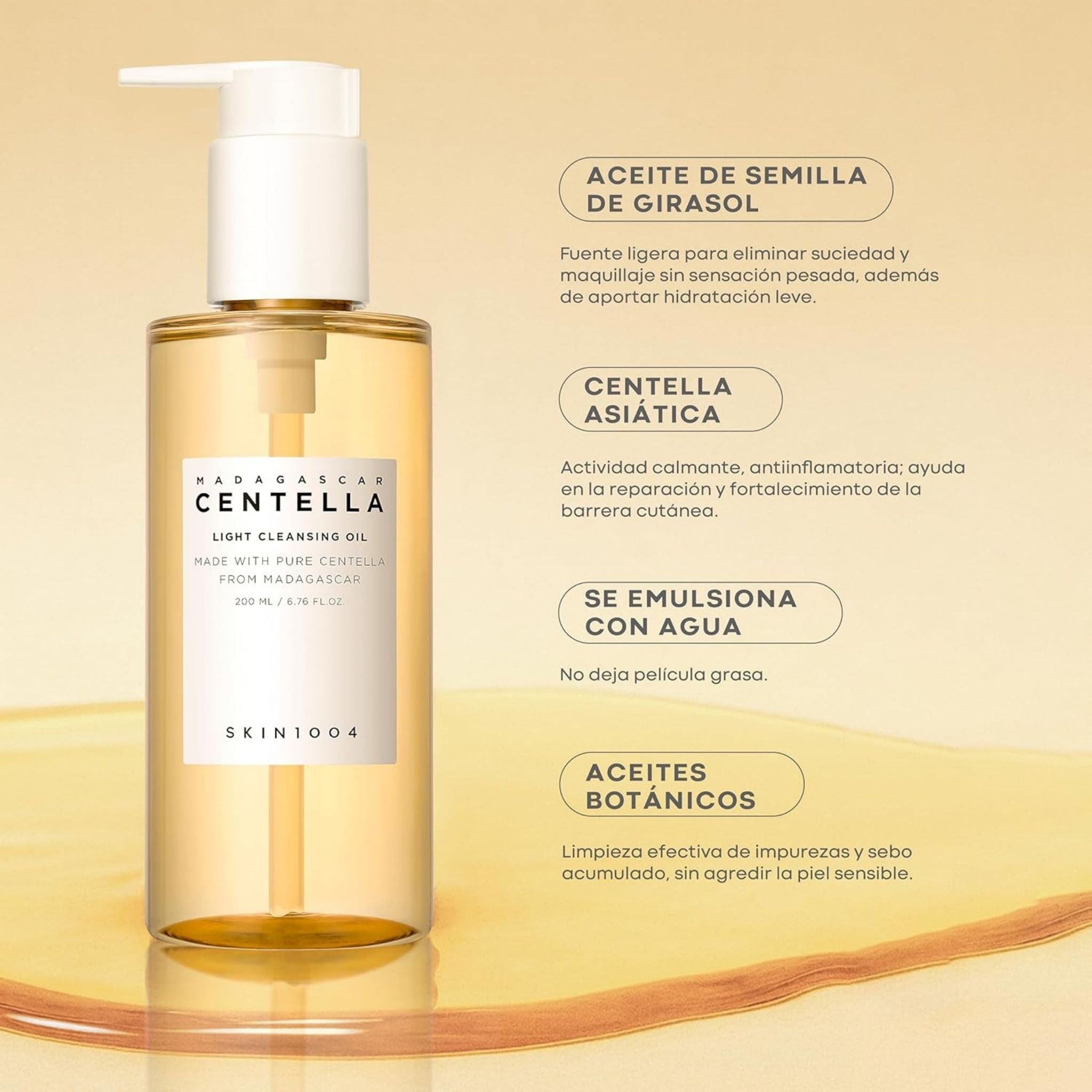 SKIN1004 Centella Light Cleansing Oil - Cleansing Oils Secondary image