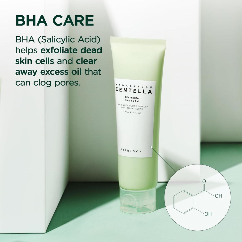 SKIN1004 Centella Tea-Trica BHA Foam - Face Wash Foam