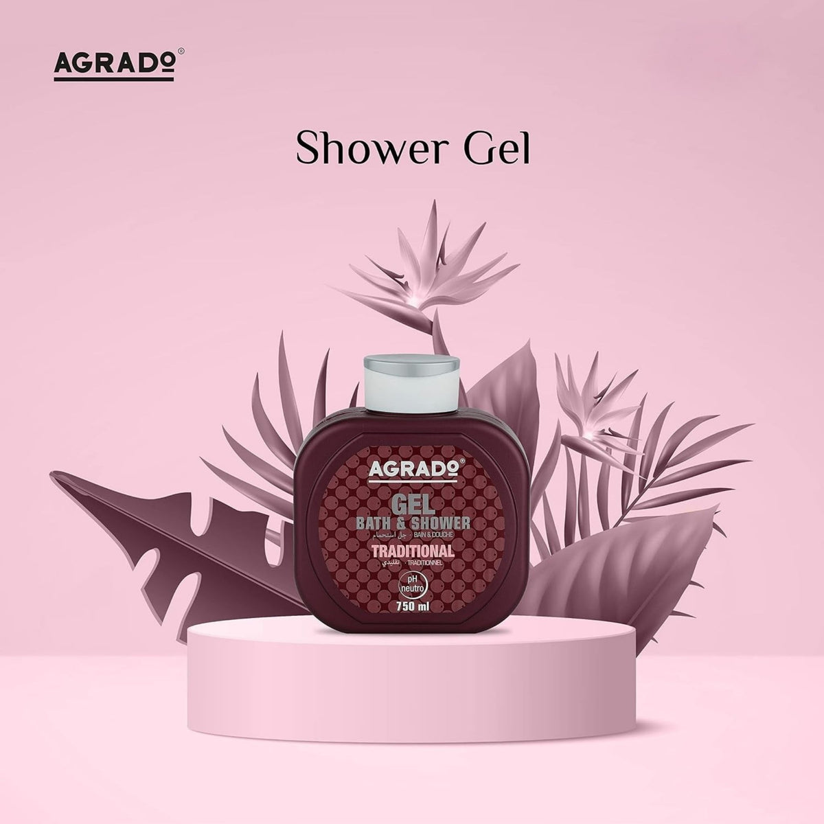 Agrado Traditional Bath Gel Neutral pH - Body Wash