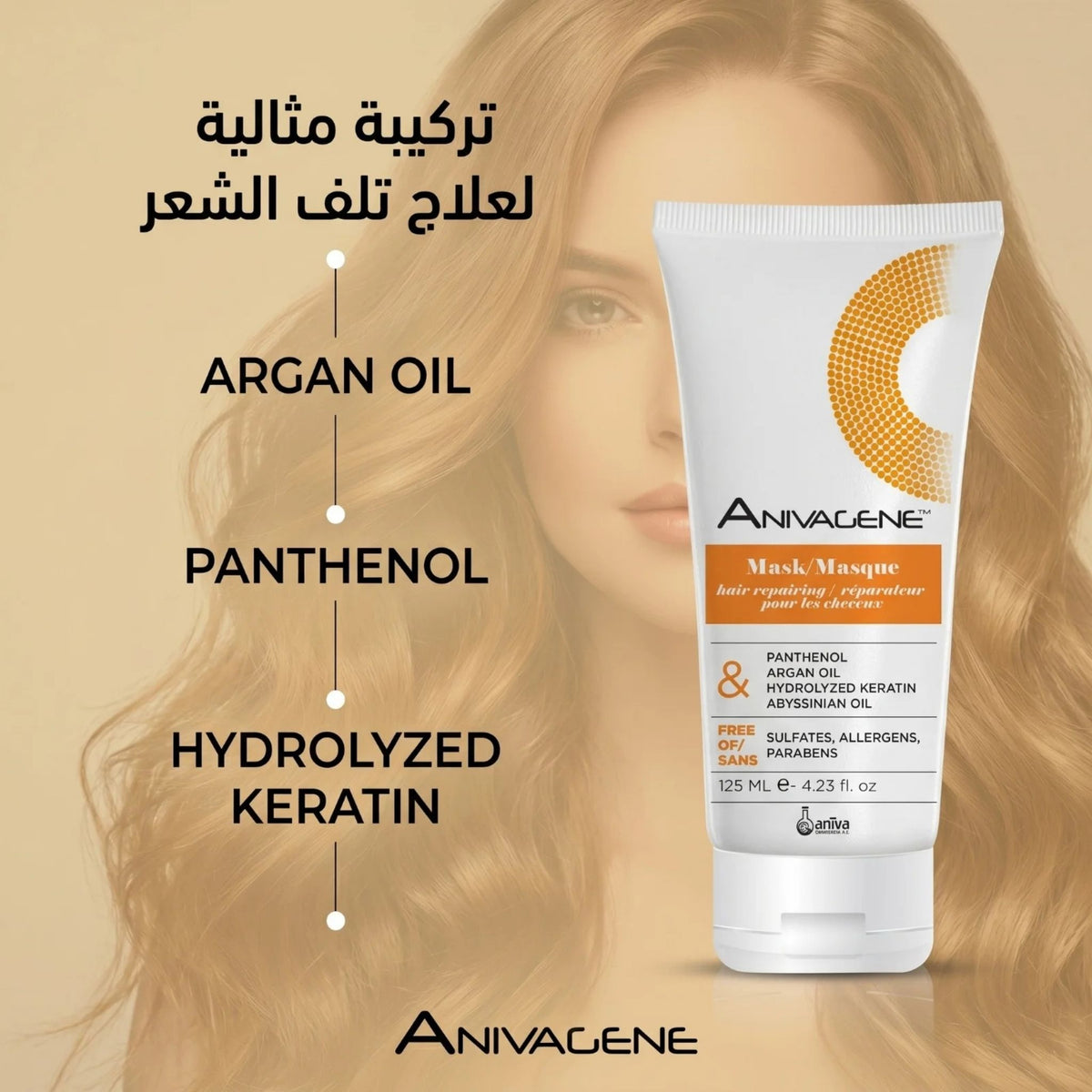Anivagene Repairing Hair Mask - Hair Masks