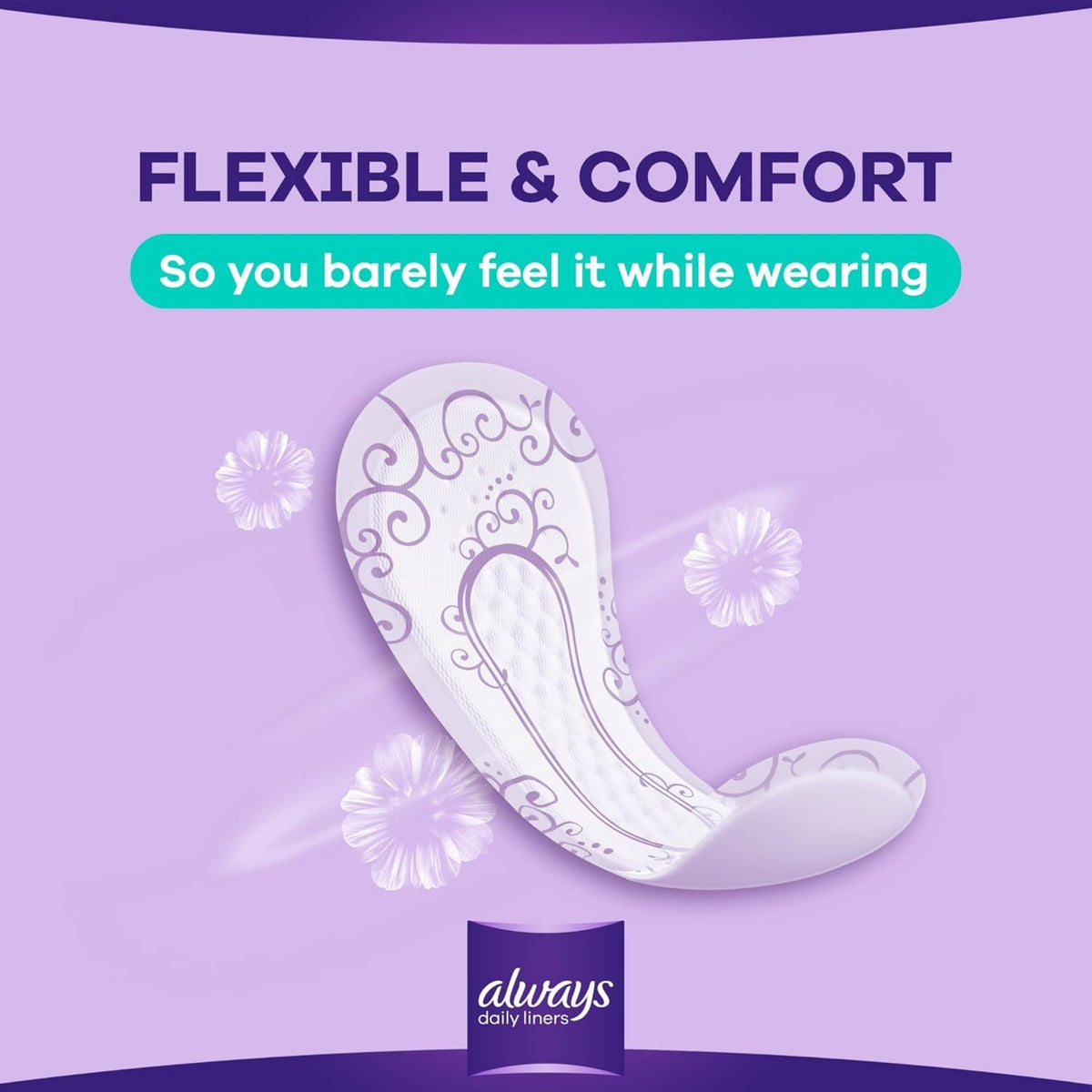 Always Daily Diner’s Long 48 Panty Liners - Sanitary Pads