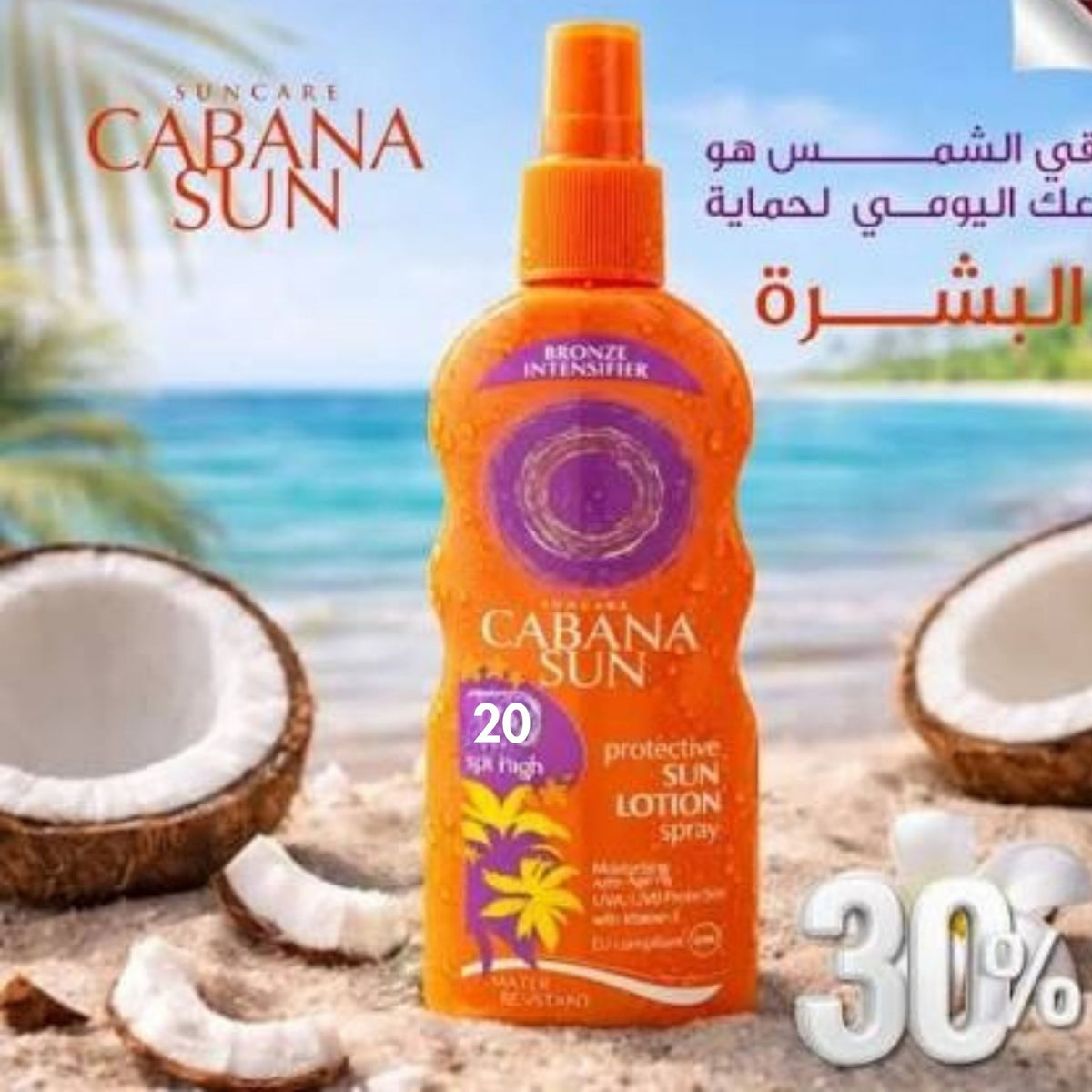 Cabana Sun Protective Sun Lotion Spray SPF 20 - Sunscreen Spray