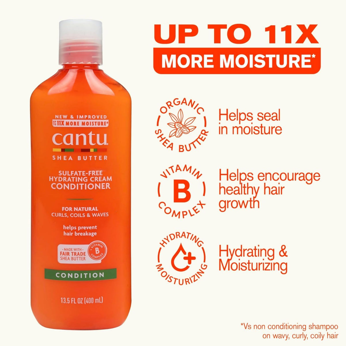 Cantu Hydrating Cream Conditioner with Shea Butter - Conditioner