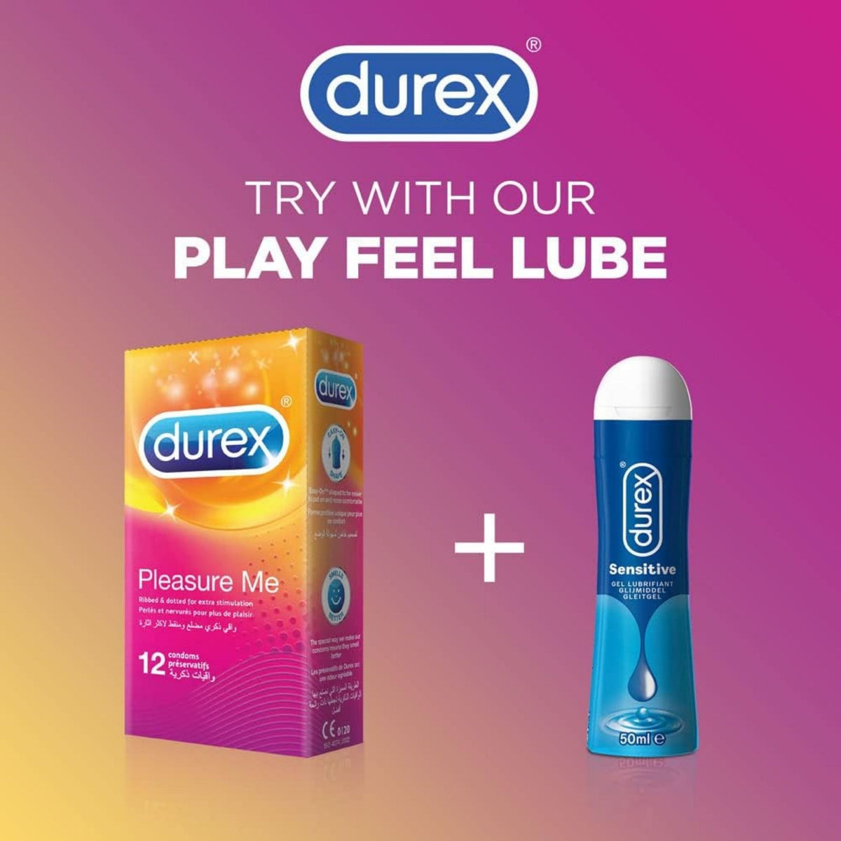 Durex - Pleasure Condoms (3 Pieces) Offer 2+1